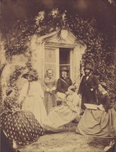Claudet Family Group, Chateau de la Roche, Amboise, 1856.