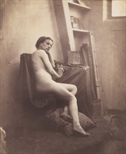 [Female Nude in Studio], 1856-59.