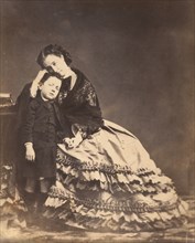 [Empress Eugénie and the Prince Imperial], 1862.