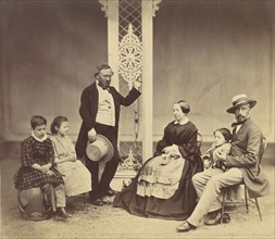 [Group Portrait of Six People], 1850s-60s.
