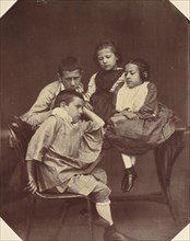 Alfons, Eugen, Marie, and Hermine Antoine, 1850s-60s.