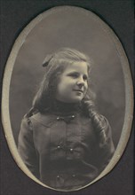 [Girl with Ringlets, Half Length], 1890s.