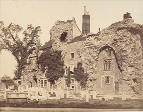 Remains of the Abbey Church, Bury St. Edmunds, 1857.