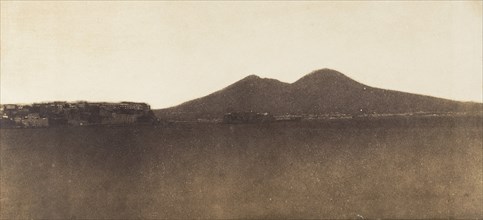 [Vesuvius from Mergellina], ca. 1855.