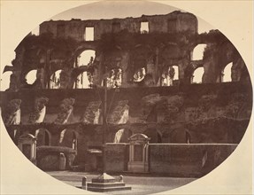 Interno del Colosseo, 1850s.