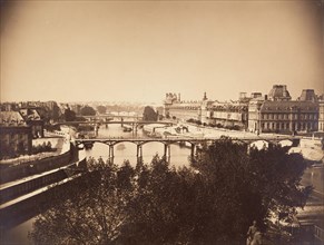 [View of the Seine, Paris], 1857.