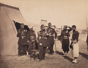 [Zouaves, Camp de Châlons], 1857.