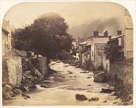 The Mouth of the East and West Lyn, Lynmouth, North Devon, 1856.