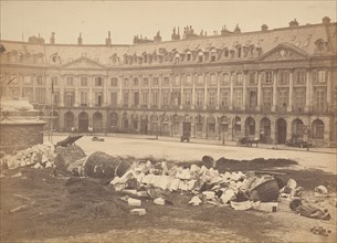 [The Vendôme Column After Being Torn Down by the Communards], 1871.