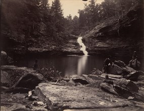 Lula Lake and Upper Falls on Rock Creek, near Lookout Mountain, Georgia, 1864-65.