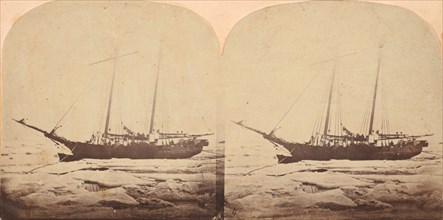 Ship in Ice, Greenland Expedition, ca. 1859.