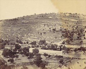 Garden of Gethsemane and the Tomb of the Virgin, Jerusalem, 1860s.