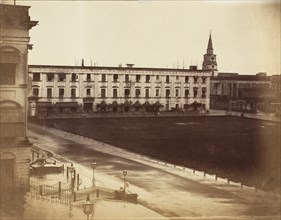 [Spence's Hotel & St. John's Cathedral, Calcutta], 1858-61.