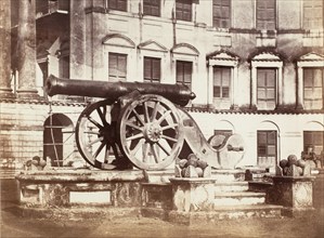 [Great Sikh Gun taken at Ferozshah on the Night of December 21, 1845, Government House, Calcutta], 1858-61.