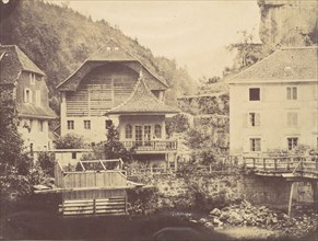 View in Switzerland, 1850s.