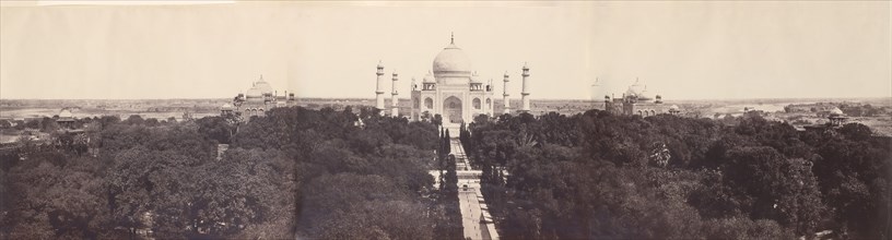 [The Taj Mahal from the Gateway], January-March 1864.