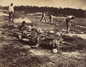 A Burial Party, Cold Harbor, Virginia., April 1865.