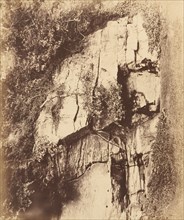 Fountains Abbey. The Echo Rock, 1850s.