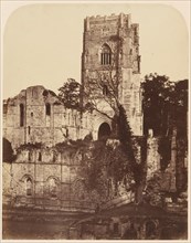 Fountains Abbey. The Church and Chapter House, 1850s.