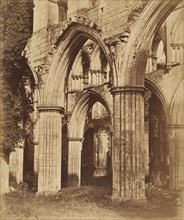 Rievaulx Abbey. Looking Across the Choir, 1850s.