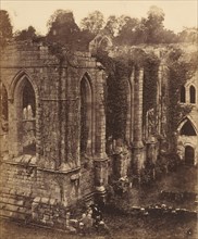 Fountains Abbey. The Refectory and Kitchen, 1850s.