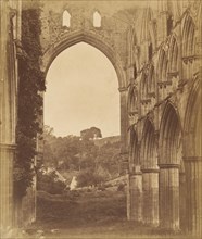 Rievaulx Abbey. Interior of the Choir, 1850s.