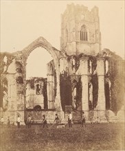 Fountains Abbey. East Window and Tower, 1850s.