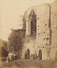 Easby Abbey. From the East, 1850s.