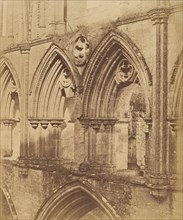 Rivaulx Abbey. The Triforium Arches, 1850s.