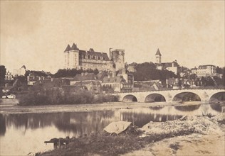 Vue du château de Pau, 1853.