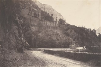 Route de Pierrefitte à Luz St Sauveur, 1853.