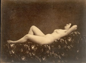[Female Nude, Reclining, in Profile], ca. 1853.