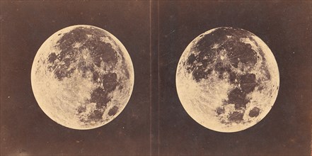 Full Moon: The Left Hand Moon was Photographed June 2nd, 1871. The Right Hand Moon was Photographed Aug. 29, 1871, 1871.