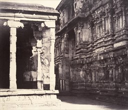 The Inner Facade of the Gateway of the East Gopuram, January-March 1858.
