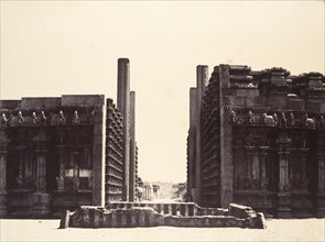 The Raya Gopuram from W, January-March 1858.