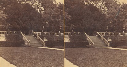 Group of 13 Early Stereograph Views of British Castles, 1860s-80s. (The Terrace Haddon).
