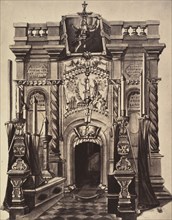 XIVe Station. Le corps de Jésus est deposé dans le tombeau. Monument du St Sépulcre où le corps du Christ a été enseveli., 1860 or later.