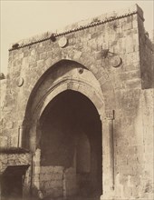 Jérusalem. Porte de Damas (Bab-el-Ahmoud), 1860 or later.