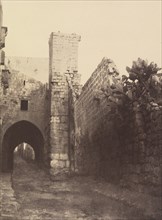 Jérusalem. Massif de la Tour Antonia, 1860 or later.