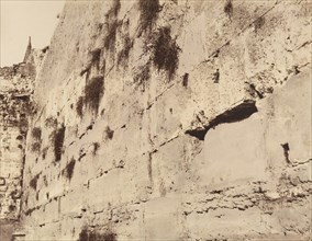 Jérusalem. Mur oú pleurent les juifs. Grandes Assises du Temple de Salomon, 1860 or later.