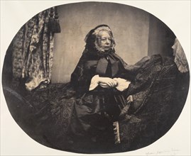 [Elderly Lady Sitting], 1854-56.