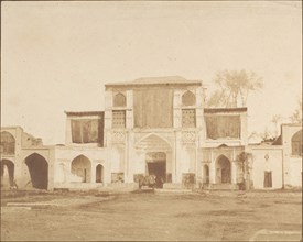 Outer Entrance to the King's Palace, Teheran, 1858.