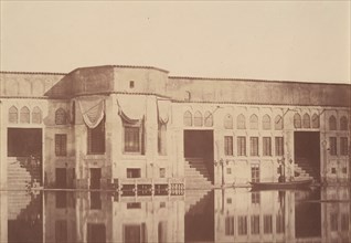 [Summer residence (Qasr) of the Shah, Emarat-e xoruji, Teheran, Iran], 1840s-60s.