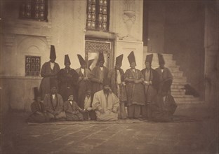 [In the Mosque of the Damegan/The Eunuchs], 1850s.