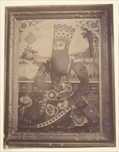 [Fath-Ali Shah, Painting that Once Belonged to Hmah [?] Saula, Uncle of the King.], 1840s-60s.