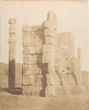 Porta d'entrata alla ruine de Persepolis, 1858.