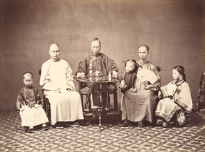 Mandarin with Family, 1860-1863.