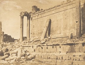 Vue du Temple de Jupiter, à Baâlbek (Héliopolis), September 15, 1850.