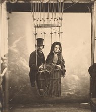 [Nadar with His Wife, Ernestine, in a Balloon], ca. 1865, printed 1890s.