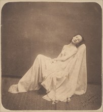 [Seated Model, Partially Draped], 1856-59.